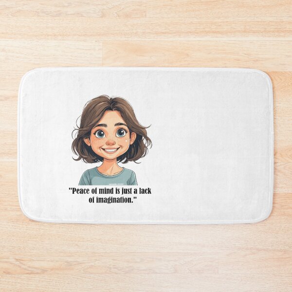 Item preview, "Peace of mind is just a lack of imagination." - Ariel @ spunkyZeST designed and sold by spunkyZeST.