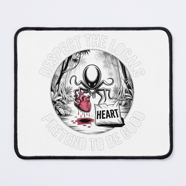 Item preview, Respect the local, pretend to be good, spider, heart designed and sold by wizard-work.