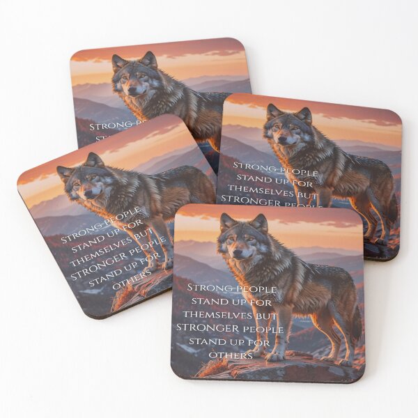 Item preview, Wolf Motivational Art designed and sold by BeautifulVirtues.