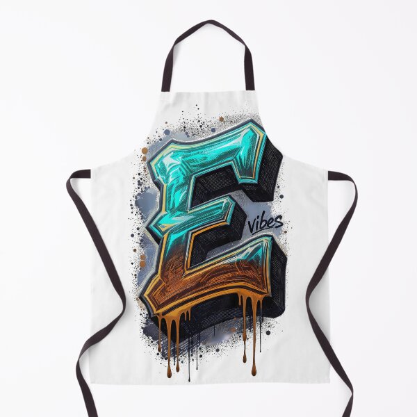 Item preview, Y2K Chrome Graffiti Wildstyle Letter E Streetwear designed and sold by etuvibes.