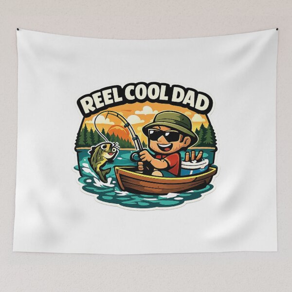 Item preview, Reel Cool Dad Gone Fishing Funny Father Gift designed and sold by VaultInk.