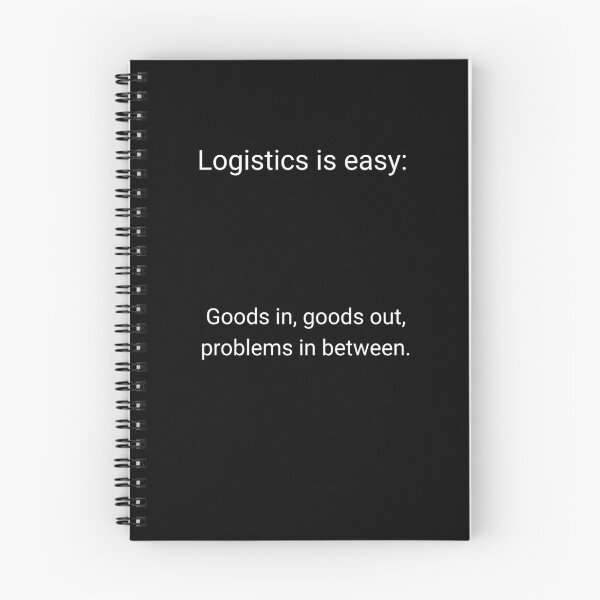 Item preview, LOGISTICS IS EASY / Logistics is simple designed and sold by Aaron Works.