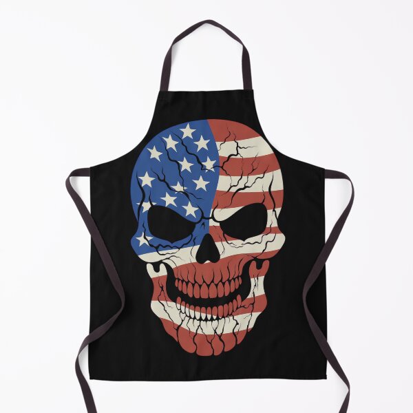 Item preview, Molten Demonic Skull With American Flag Patriotic designed and sold by OldGloryForge.