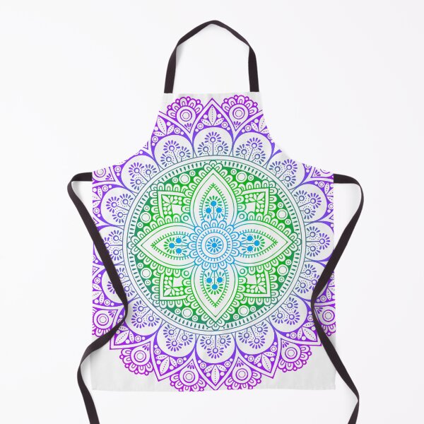 Item preview, Neon Rainbow Mandala - Vibrant Psychedelic Spiritual Art Print designed and sold by DesignArtist.ia.