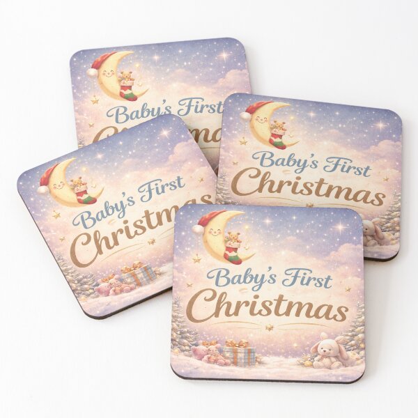 Item preview, Baby's First Christmas Winter Moon Keepsake Design designed and sold by CLOUTKULT.