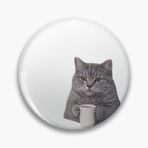 Item preview, Cat holding a caffe cup designed and sold by JossDesign15.