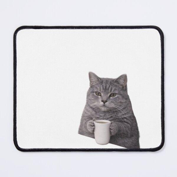 Item preview, Cat holding a caffe cup designed and sold by JossDesign15.