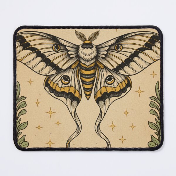 Item preview, Lunar Moth Tarot XVII – Vintage Mystic Art designed and sold by HeyHas.