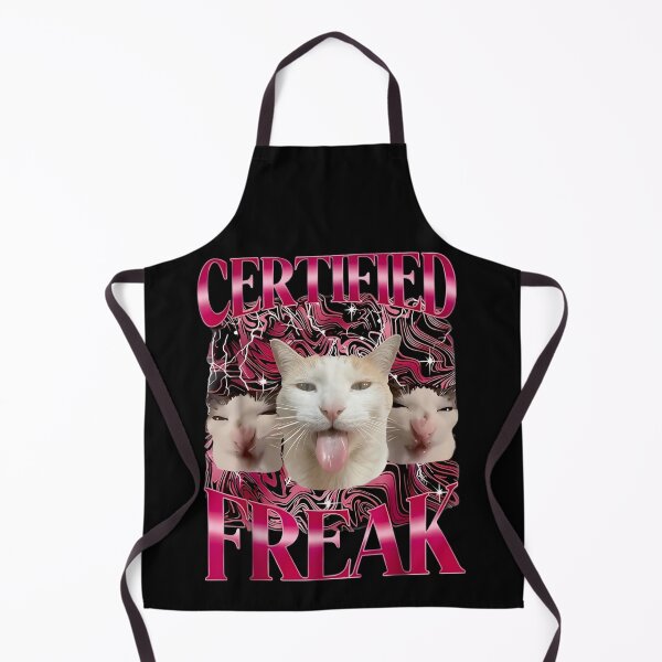 Item preview, Certified Freak Ironic Cat Meme Graphic designed and sold by MOFAPPAREL.