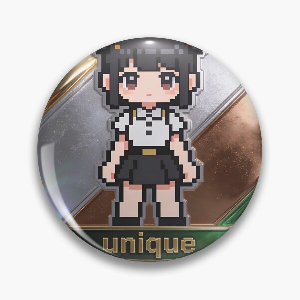 Item preview, A pixelated character card featuring Elira on transparent background designed and sold by Creative88Art.