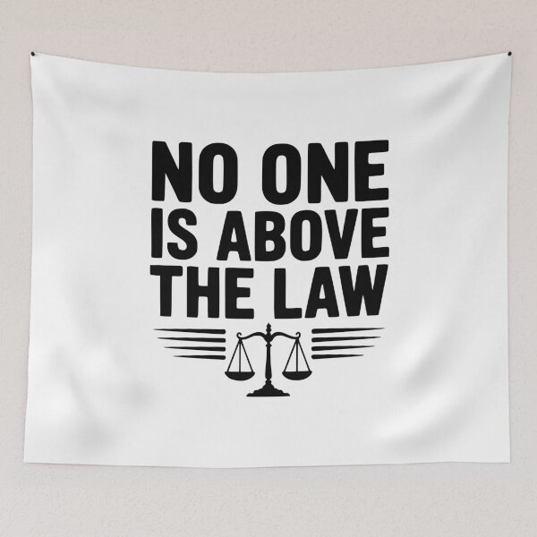 Item preview, No One is Above the Law designed and sold by Frank Ring.