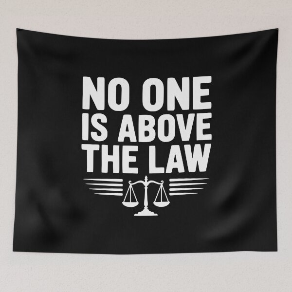 Item preview, No One is Above the Law designed and sold by Frank Ring.