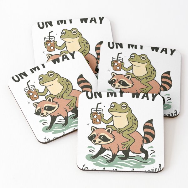 Aperçu de l'œuvre En route pour créer une ambiance bizarre avec Frog & Raccoon créée et vendue par JossDesign15.
