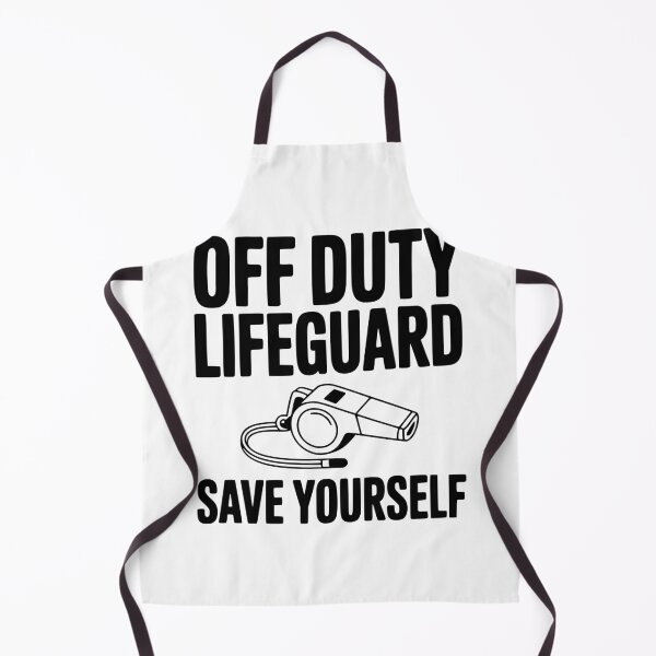 Item preview, Off Duty Lifeguard Save Yourself designed and sold by Frank Ring.