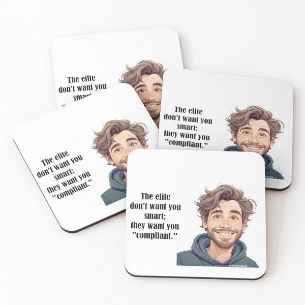 Item preview, The elite don't want you smart; they want you "compliant." - Griffin @ spunkyZeST designed and sold by spunkyZeST.