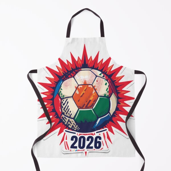 Item preview, 2026 football logo with multicolored ball and explosion effect designed and sold by S-A-KDesign.
