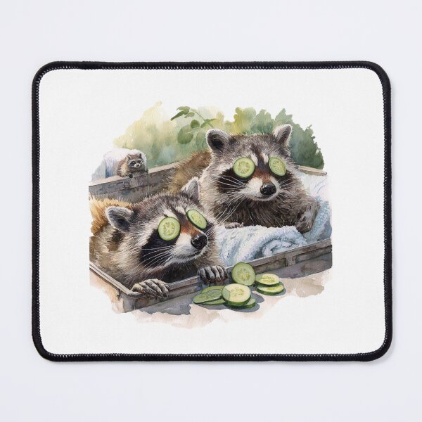 Item preview, Raccoon Spa Day designed and sold by JHynson.