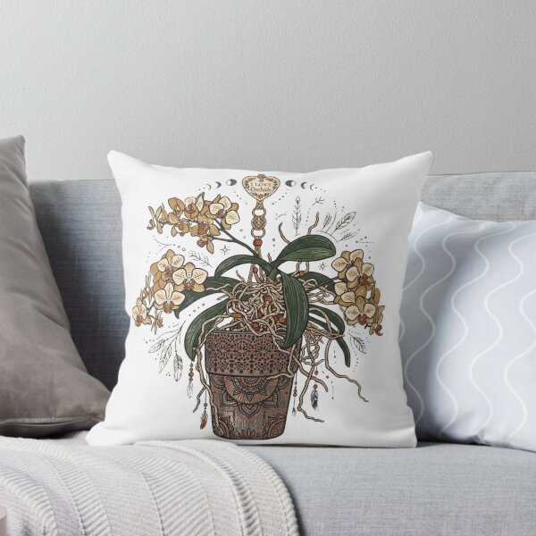 Artikelvorschau, Ich liebe Orchideen – Boho-Stil mit Orchideen, Mandalas und Mondphasen entworfen und verkauft von MerchlyMike.