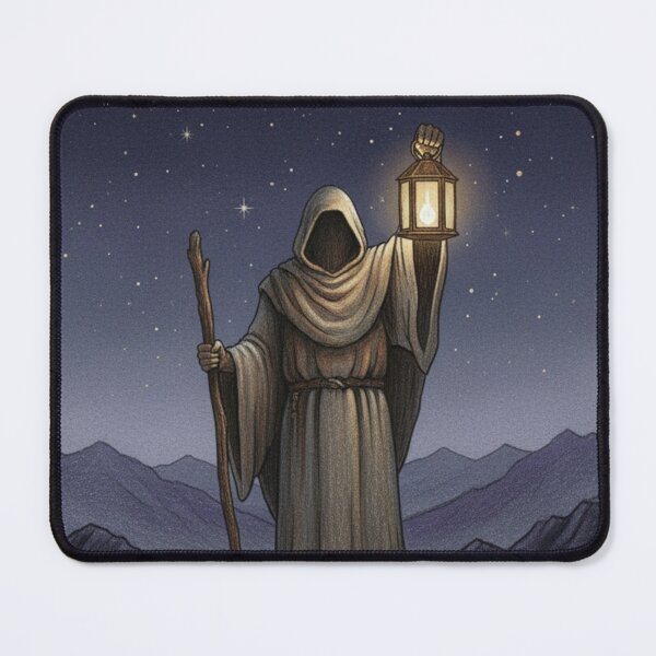 Item preview, The Hermit – Tarot Card of Inner Wisdom designed and sold by HeyHas.