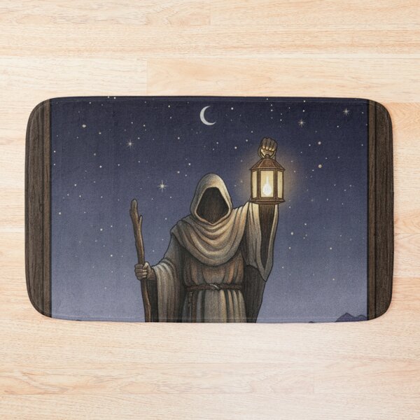 Item preview, The Hermit – Tarot Card of Inner Wisdom designed and sold by HeyHas.