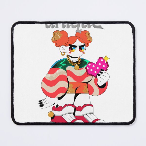 Item preview, A cartoon character holding a pink object on transparent background designed and sold by Creative88Art.