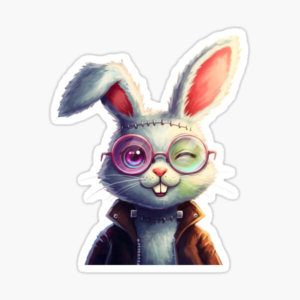 Frankenpetz Bunnyz - Tina the Bionic Bunny (Unit #03) Sticker
