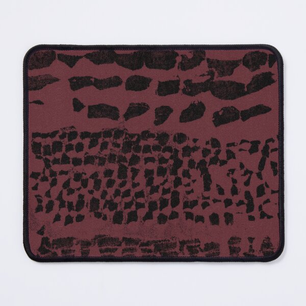 Item preview, Three Grains Textured Monoprint - Wine + Coal designed and sold by Irene Estelle.
