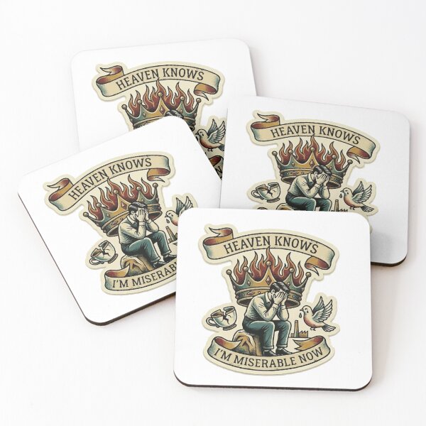 Item preview, Heaven Knows I'm Miserable Now (Vintage Tattoo) designed and sold by Fakecactus Designs.