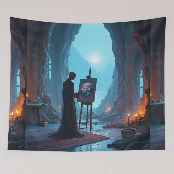 Item preview, The birth of a living Earth in the cradle of other worlds designed and sold by KunstGeist.