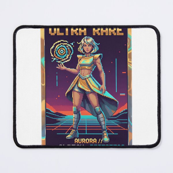 Item preview, A futuristic woman in a neon-lit environment on transparent background designed and sold by Creative88Art.