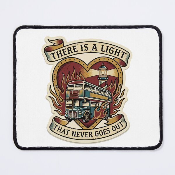 Item preview, There Is A Light That Never Goes Out (Vintage Tattoo) designed and sold by Fakecactus Designs.