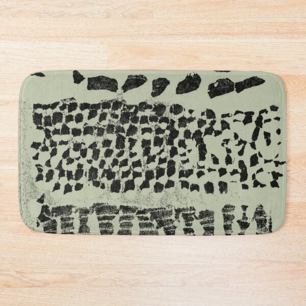Item preview, Three Grains Textured Monoprint - Tea + Coal designed and sold by Irene Estelle.