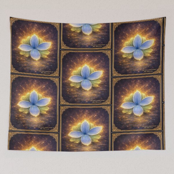 Item preview, Luminous Blue Lotus of Awakening designed and sold by Art7Dimension.