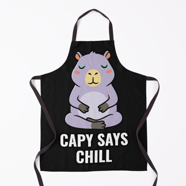 Item preview, Capy Says Chill - Zen Lavender Capybara designed and sold by AdriqnArt.