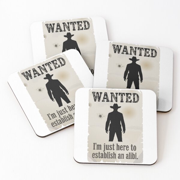 Item preview, I'm just here to establish an alibi - for man designed and sold by Really Bad Art.
