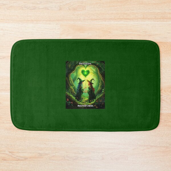 Item preview, The Lovers - Tarot Card from Wildwood Green Witch Tarot Deck  designed and sold by Earth Nature Creations.