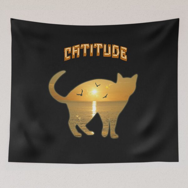 Item preview, Catitude Cat Design designed and sold by PawPlanetPro.