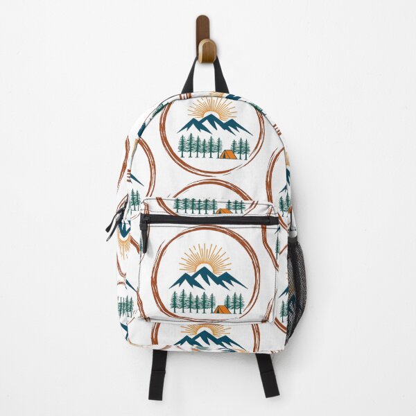 Item preview, Vintage Mountains Tent Trees Tourist T-Shirt designed and sold by MerchlyMike.