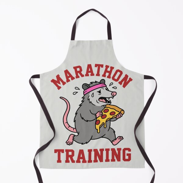 Item preview, Marathon Training - Funny Opossum Pizza designed and sold by DigitalGlade.