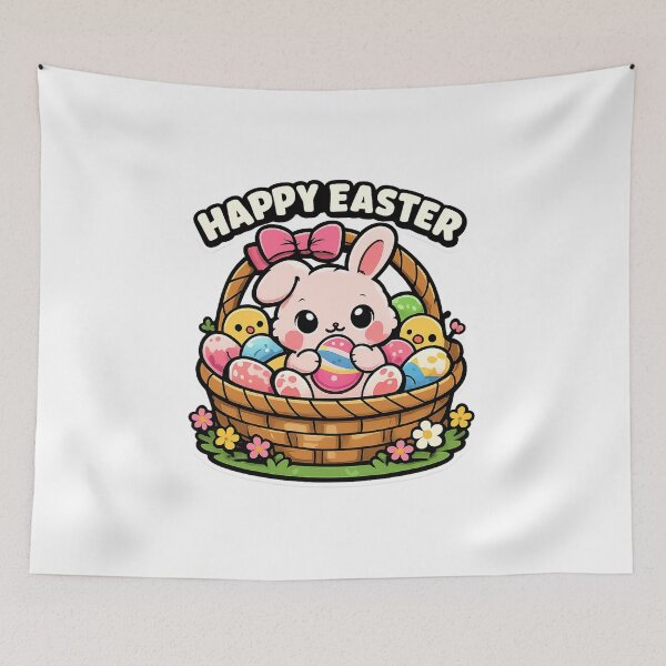 Item preview, Happy Easter Somebunny Loves You Cute Bunny Eggs designed and sold by VaultInk.