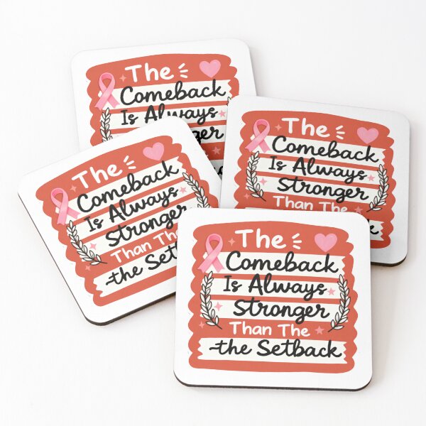 Item preview, The Comeback Is Always Stronger Than The Setback Motivational Strength Quote designed and sold by SkeletonsDanger.