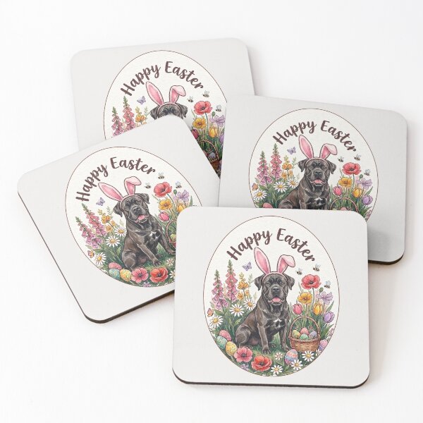Item preview, Funny Cane Corso Happy Easter Egg Bunny Mom Dad Kids designed and sold by FurryHavenPH.