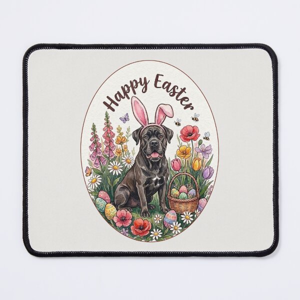 Item preview, Funny Cane Corso Happy Easter Egg Bunny Mom Dad Kids designed and sold by FurryHavenPH.