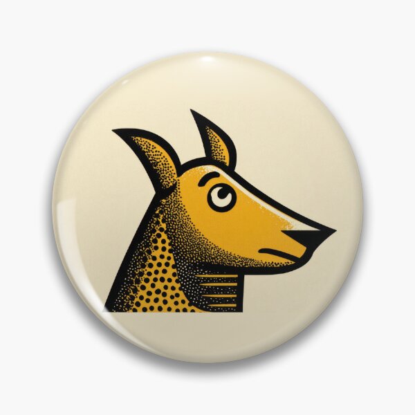 Item preview, Colorful patterned dog head designed and sold by anytka.
