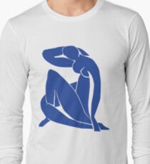 Homage to Henri Matisse: Blue Nude II Long Sleeve T-Shirt