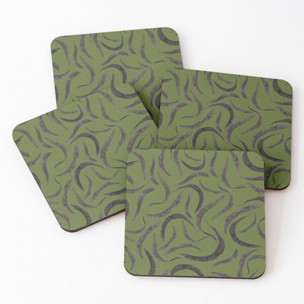 Item preview, Honey Locust Seed Pods on Green designed and sold by Digitalmyth's Designs.