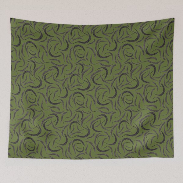 Item preview, Honey Locust Seed Pods on Green designed and sold by Digitalmyth's Designs.
