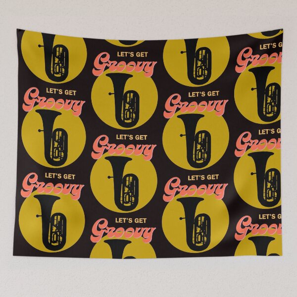 Item preview, Let's get groovy - tuba instrument  designed and sold by Agu210.