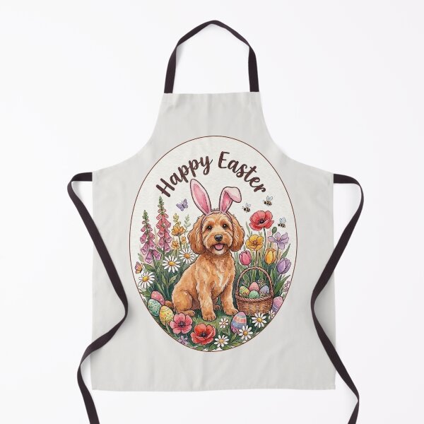 Item preview, Funny Cockapoo Happy Easter Egg Bunny Mom Dad Kids designed and sold by FurryHavenPH.