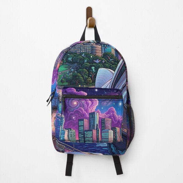 Item preview, Sydney Opera House - Psychedelic Cosmic Australia Art designed and sold by Lucid Dream Pixel.
